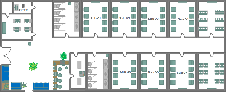 Planta Baixa - Microsoft Visio 2013